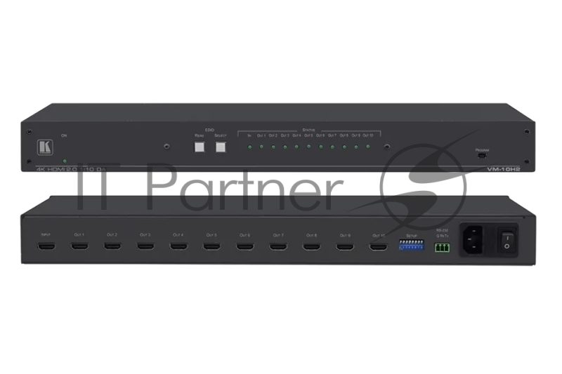 Усилитель-распределитель Kramer Electronics VM-10H2 1:10 HDMI; поддержка 4K, HDMI 2.0