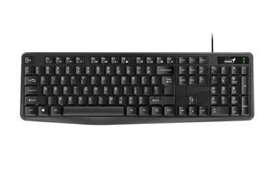 Клавиатура проводная Genius Smart KB-117, USB, черный