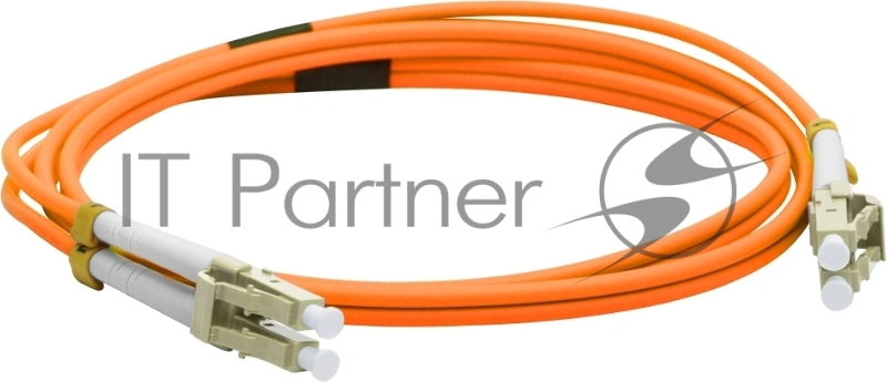 Патч-корд оптический LANMASTER, дуплексный, LC/PC-LC/PC, OM4, LSZH, 10 м