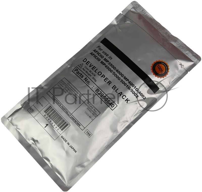 Девелопер CET CET8107N для Ricoh Aficio MP3500/MP4000/MP4001G/MP4002/MP4500 200000 стр.