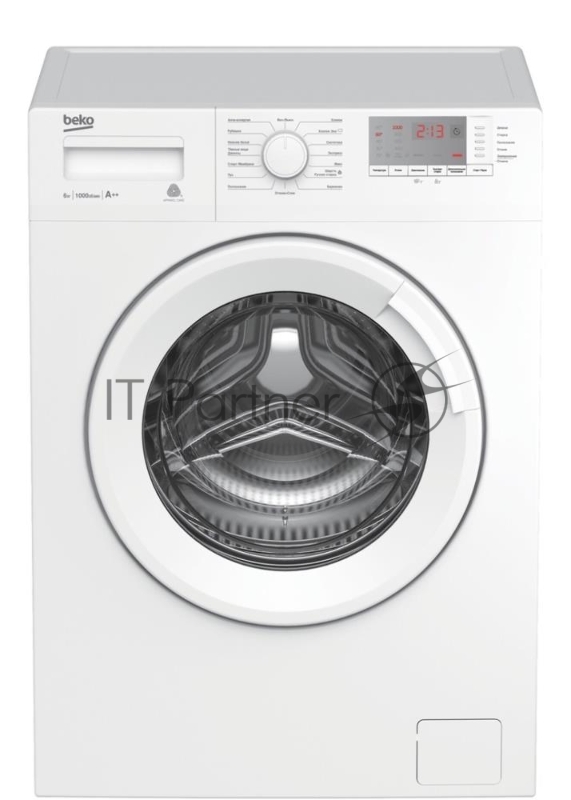 Стиральная машина Beko WRE6512BWW белый, загрузка фронтальная 6 кг, 1000 об/мин., класс: А