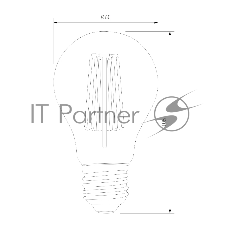 Светодиодная лампа Elektrostandard BLE2715 Dimmable BL133 9W 4200K E27 A60 прозрач a048382