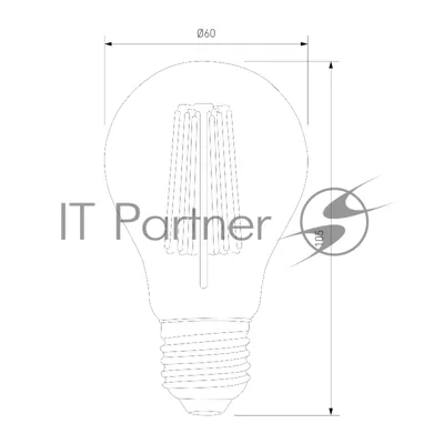 Светодиодная лампа Elektrostandard BLE2715 Dimmable BL133 9W 4200K E27 A60 прозрач a048382