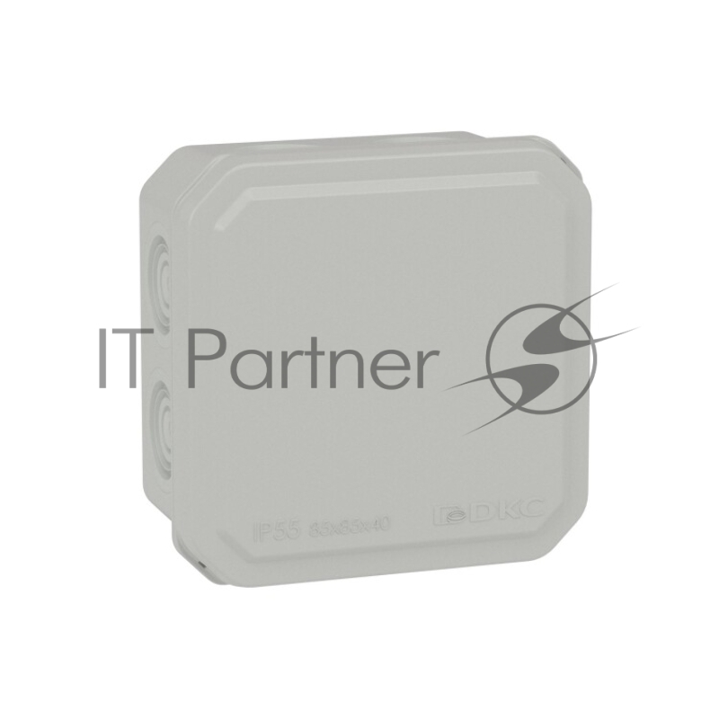 Коробка ответвительная с 8+2 кабельными вводами д.25/20мм, IP55,85х85х40мм DKC