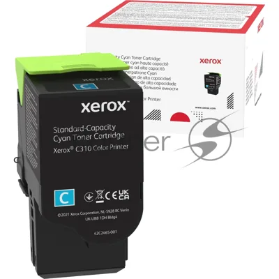 Картридж лазерный Xerox C310 голубой 2K (006R04361)