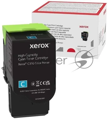 Картридж лазерный Xerox C310 голубой 5,5K (006R04369)