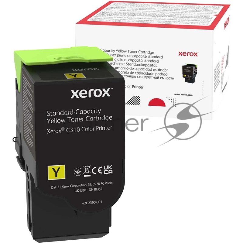 Картридж лазерный Xerox C310 желтый 2K (006R04363)