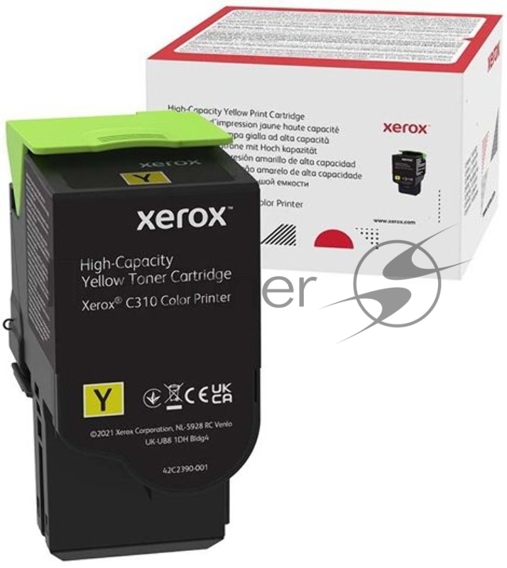 Картридж лазерный Xerox C310 желтый 5,5K (006R04371)