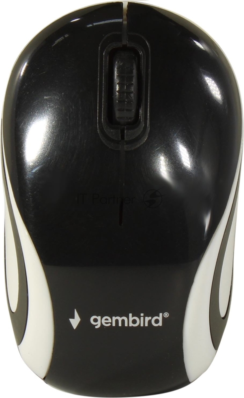 Мышь беспроводная Gembird MUSW-610 черный, 1200 dpi, радиоканал, USB, кнопки - 3