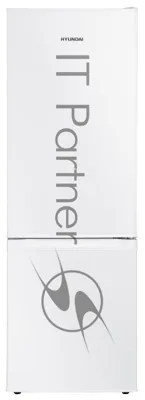 Холодильник Hyundai CC2051WT белый двухкамерный 120/34л морозилка снизу