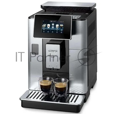 Кофемашина DeLonghi ECAM 610.75.MB металлик/черный, исп. кофе - зерновой/молотый, 2.2 л, 1450 Вт, 19 Бар