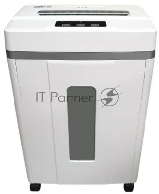 Шредер Office Kit S200TSCD 0,8x2 белый (секр.P-7) фрагменты 6лист. 25лтр. скобы пл.карты CD