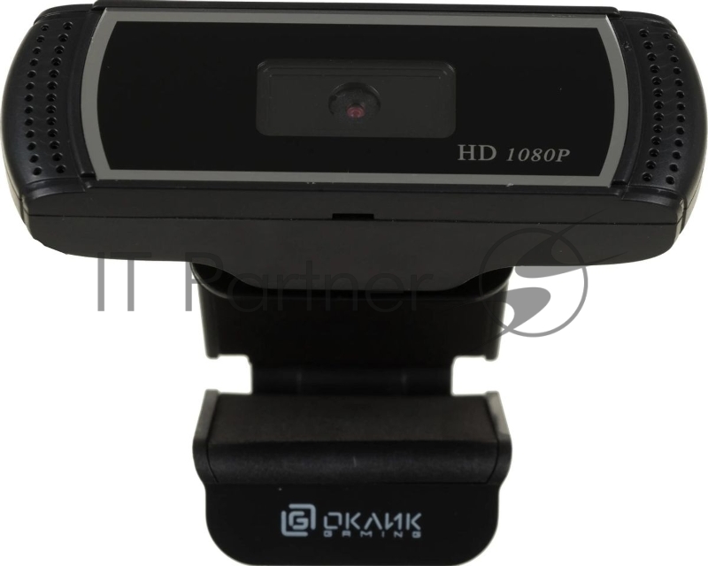 Веб-камера OKLICK OK-C013FH 1920x1080, 30 кадр/с, USB Type-A, микрофон (шумоподавление), универсальное крепление