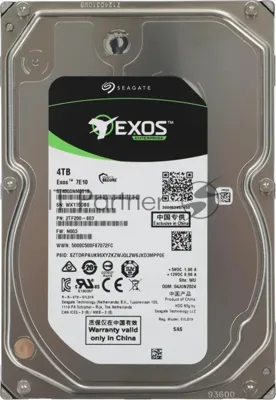 Жесткий диск HDD Seagate Exos 7E10 4Tb 7200rpm SAS 256Mb 3.5"