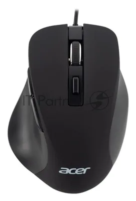 Мышь проводная Acer OMW120 черный, 2000 dpi, USB, кнопки - 6