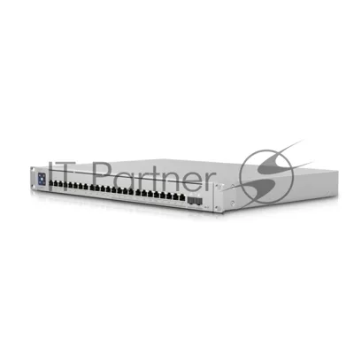 Коммутатор Ubiquiti UniFi Switch Enterprise 24 PoE, 12×1 Гбит/с PoE + 12×2.5 Гбит/с PoE + 2×10 Гбит/с SFP+ Uplink, управляемый