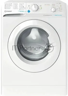 Стиральная машина Indesit BWSB 61051 WWV белый, загрузка фронтальная 6 кг, 1000 об/мин., класс: А
