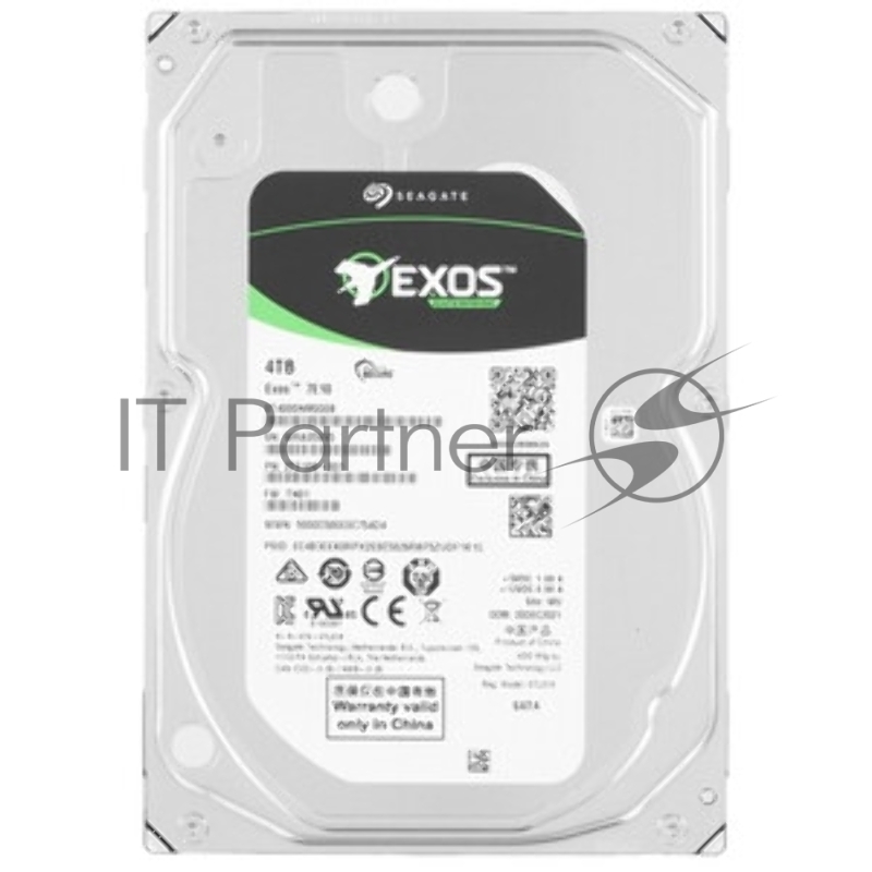 Жесткий диск HDD Seagate Exos 7E10 4Tb 7200rpm SAS 256Mb 3.5"