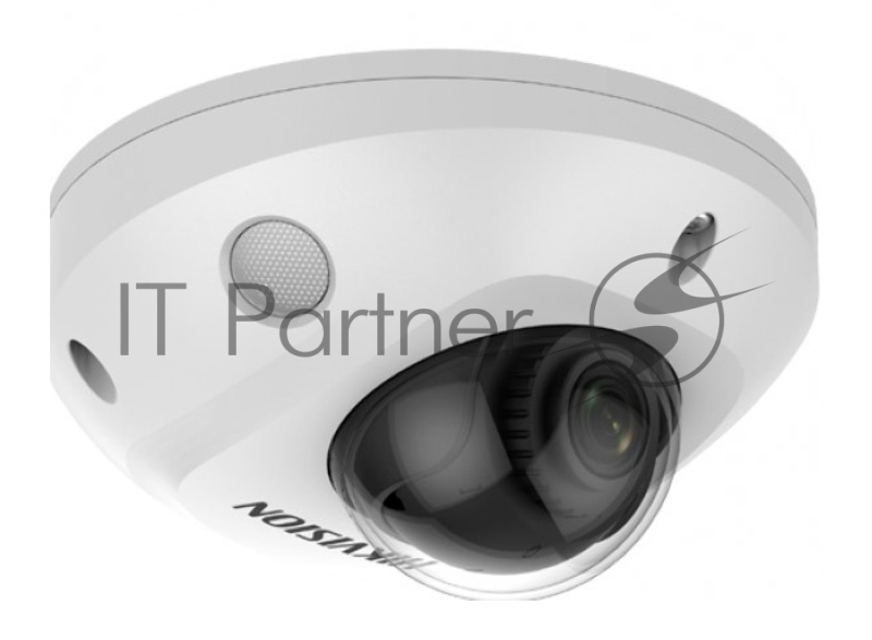 Видеокамера Hikvision DS-2CD2543G2-IWS(4мм) 4Мп уличная компактная IP-камера с Wi-Fi, EXIR-подсветкой до 30м и технологией AcuSense1/3" Progressive Scan CMOS; объектив 2.8мм; угол обзора 83.7°; механический ИК-