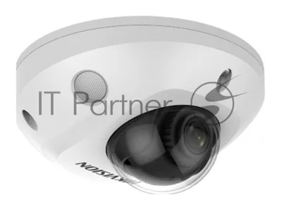 Видеокамера Hikvision DS-2CD2543G2-IWS(4мм) 4Мп уличная компактная IP-камера с Wi-Fi, EXIR-подсветкой до 30м и технологией AcuSense1/3" Progressive Scan CMOS; объектив 2.8мм; угол обзора 83.7°; механический ИК-