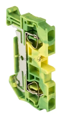 Колодка клеммная JXB-ST-2.5 земля самозажимная PROxima EKF plc-jxb-st-2.5-pen
