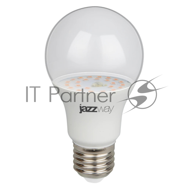 Лампа светодиодная JazzWay PPG A60 Agro 9Вт грушевидная прозрачная E27 IP20 для растений clear