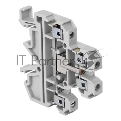 Колодка клеммная JXB-4/35 двойная тип L сер. PROxima EKF plc-jxb-2-4/35L-gy