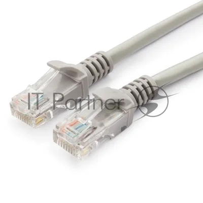 Патч-корд UTP Cablexpert PP6U-15M cat.6, 15м, литой, многожильный, серый