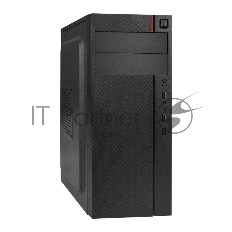 Компьютерный корпус Miditower ExeGate AA-440-AA350 (ATX, AA350 8 см, 2*USB, аудио)