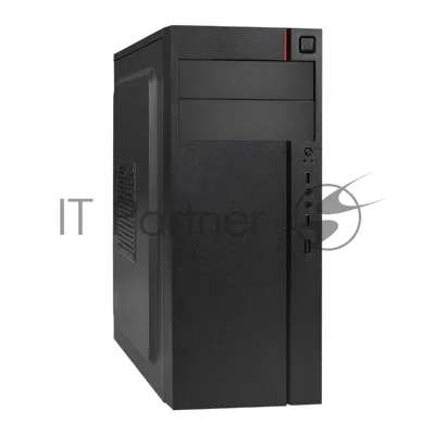 Компьютерный корпус Miditower ExeGate AA-440-AA350 (ATX, AA350 8 см, 2*USB, аудио)