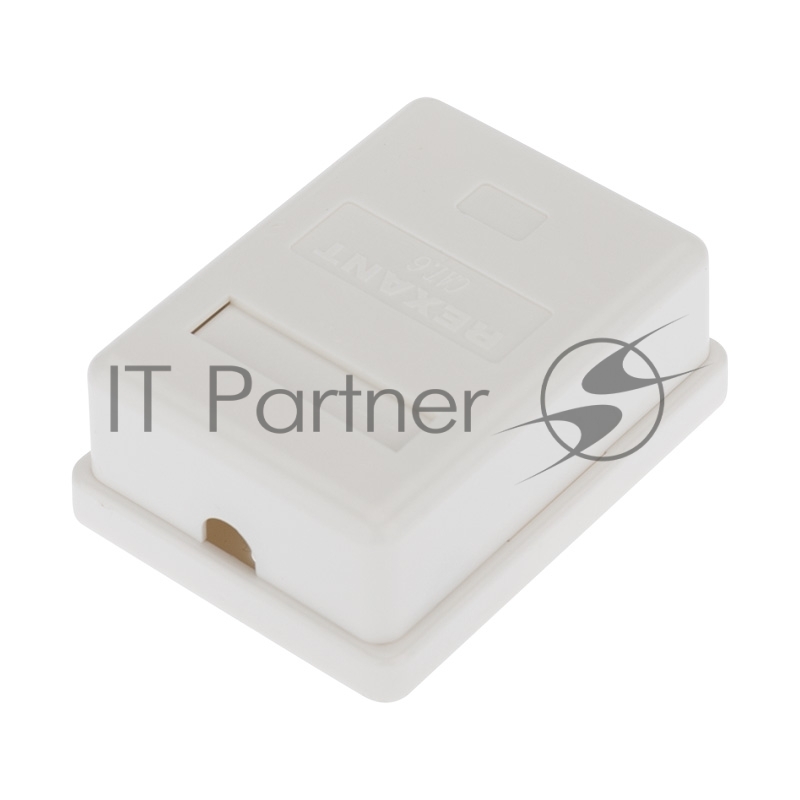 Розетка компьютерная внешняя Rexant 1-порт RJ-45 (8P8C), UTP неэкранированная, категория 6