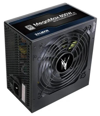 Блок питания Zalman MegaMax 800W (ZM800-TXII), 800Вт, 80 PLUS, 120мм, черный