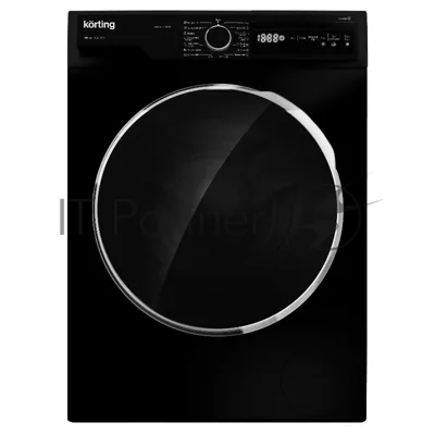 Стиральная машина Korting KWM 42LS1267 N черная, загрузка фронтальная 6кг, 1200 об/мин., класс: A+++