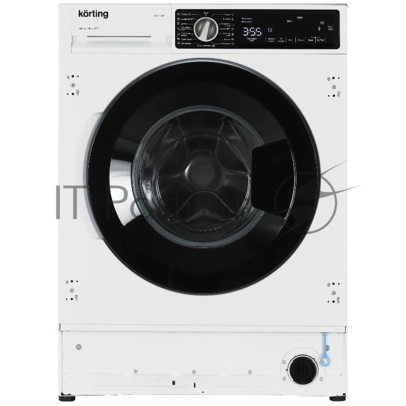 Стиральная машина встраиваемая Korting KWMI 14V87 белый, загрузка фронтальная 8 кг, 1400 об/мин, класс A+++