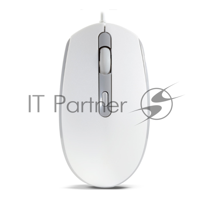 Мышь проводная Smartbuy ONE 280-W бело-серая (SBM-280-WG)