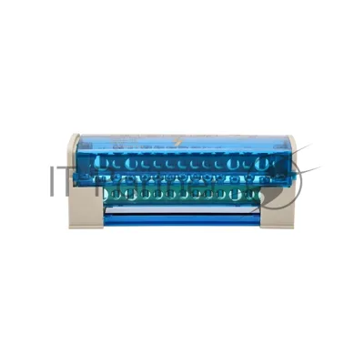 Шина на DIN-рейку в корпусе (кросс-модуль) Rexant 2х15