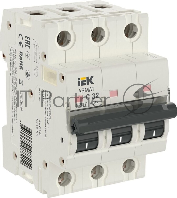 Выключатель автоматический 3п C 32А M06N ARMAT IEK AR-M06N-3-C032