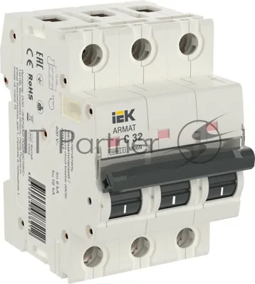 Выключатель автоматический 3п C 32А M06N ARMAT IEK AR-M06N-3-C032