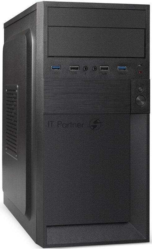 Компьютерный корпус Minitower ExeGate BAA-105U2-01-AAA350 (mATX, БП AAA350 с вент. 8см, 2*USB+2*USB 3.0, аудио, черный)