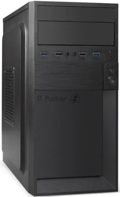 Компьютерный корпус Minitower ExeGate BAA-105U2-01-AAA350 (mATX, БП AAA350 с вент. 8см, 2*USB+2*USB 3.0, аудио, черный)
