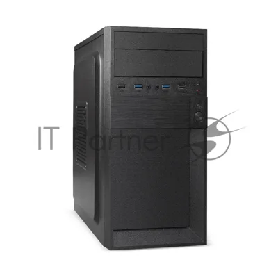 Компьютерный корпус Minitower ExeGate EX291146RUS BAA-105U2-01-AAA400 (mATX, БП AAA400 с вент. 8см, 2*USB+2*USB 3.0, аудио, черный)
