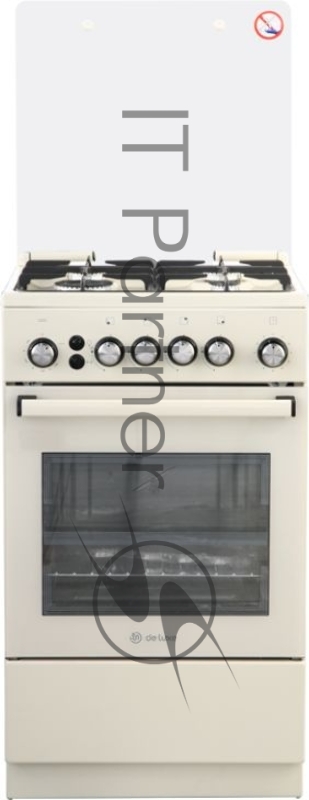 Плита Газовая De Luxe 5040.30г(кр) ЧР-013 бежевый