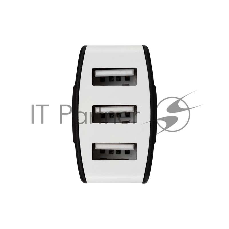Зарядное устройство в прикуриватель Rexant 3 x USB, 1000mA, черный