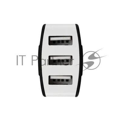 Зарядное устройство в прикуриватель Rexant 3 x USB, 1000mA, черный