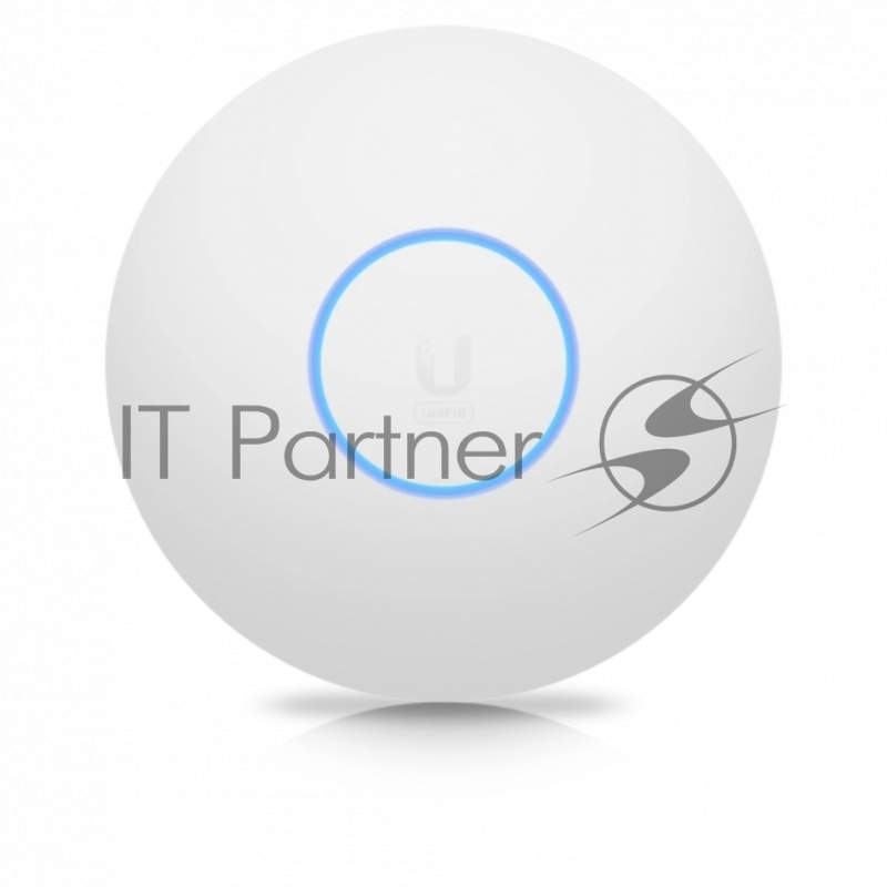 Точка доступа Ubiquiti UniFi 6 AP Pro U6-Pro 2.4+5 ГГц, Wi-Fi 6, 4х4 MU-MIMO, 802.3at, 1х 1G RJ45