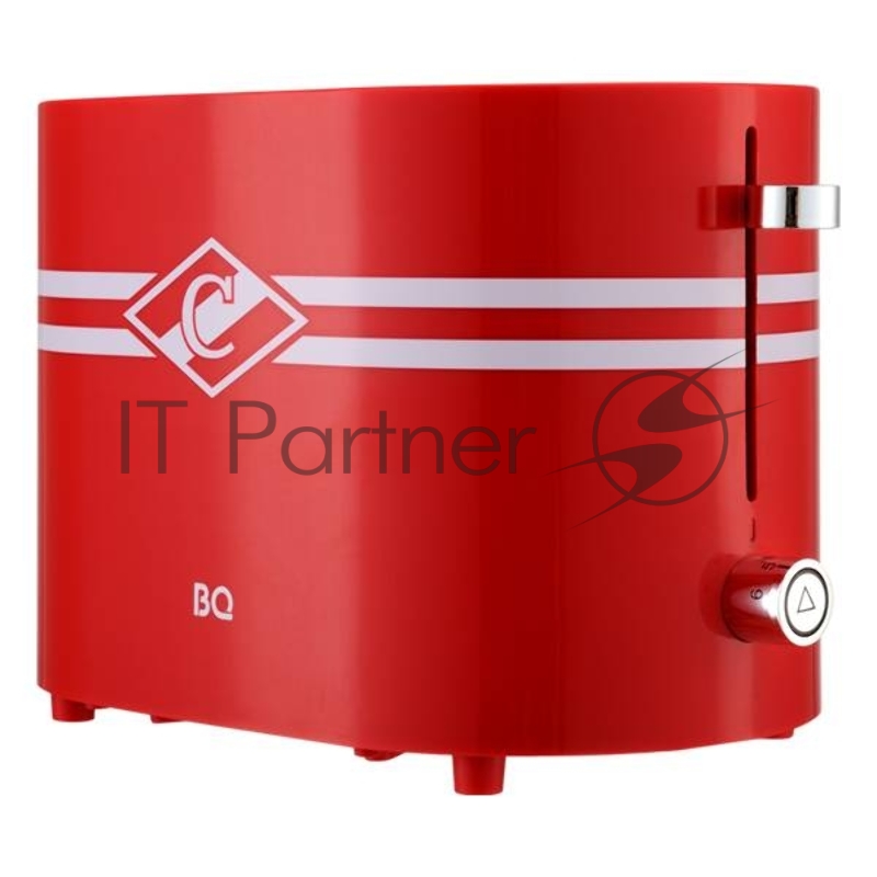 Тостер BQ T1004 Spartak красный, 1000 Вт, 2 слота