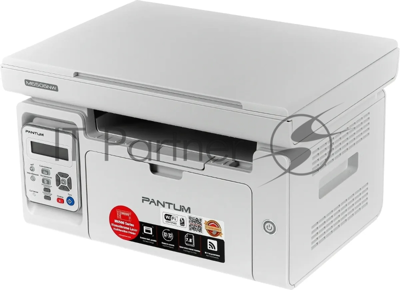 МФУ лазерное Pantum M6506NW, A4, ч/б, печ. до 22 стр/мин., 1200 x 1200 dpi, USB, RJ-45, Wi-Fi