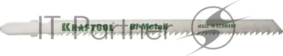 Полотна KRAFTOOL, T345XF, для эл/лобзика, Bi-Metall,универ.: по нерж.стали, дереву с гвоздями, EU-хвост., шаг 1,8-2,5мм, 110мм, 2шт