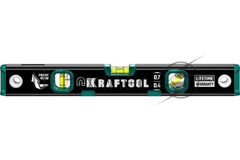 Магнитный уровень с зеркальным глазком Kraftool 400 мм