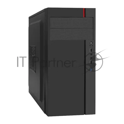 Компьютерный корпус Miditower ExeGate AA-440U-AA450 (ATX, AA450 8 см, 2*USB+1*USB 3.0, аудио, черный)